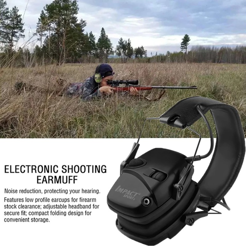 Shooting Ear Muff - Casque anti-bruit électronique tactique pour le