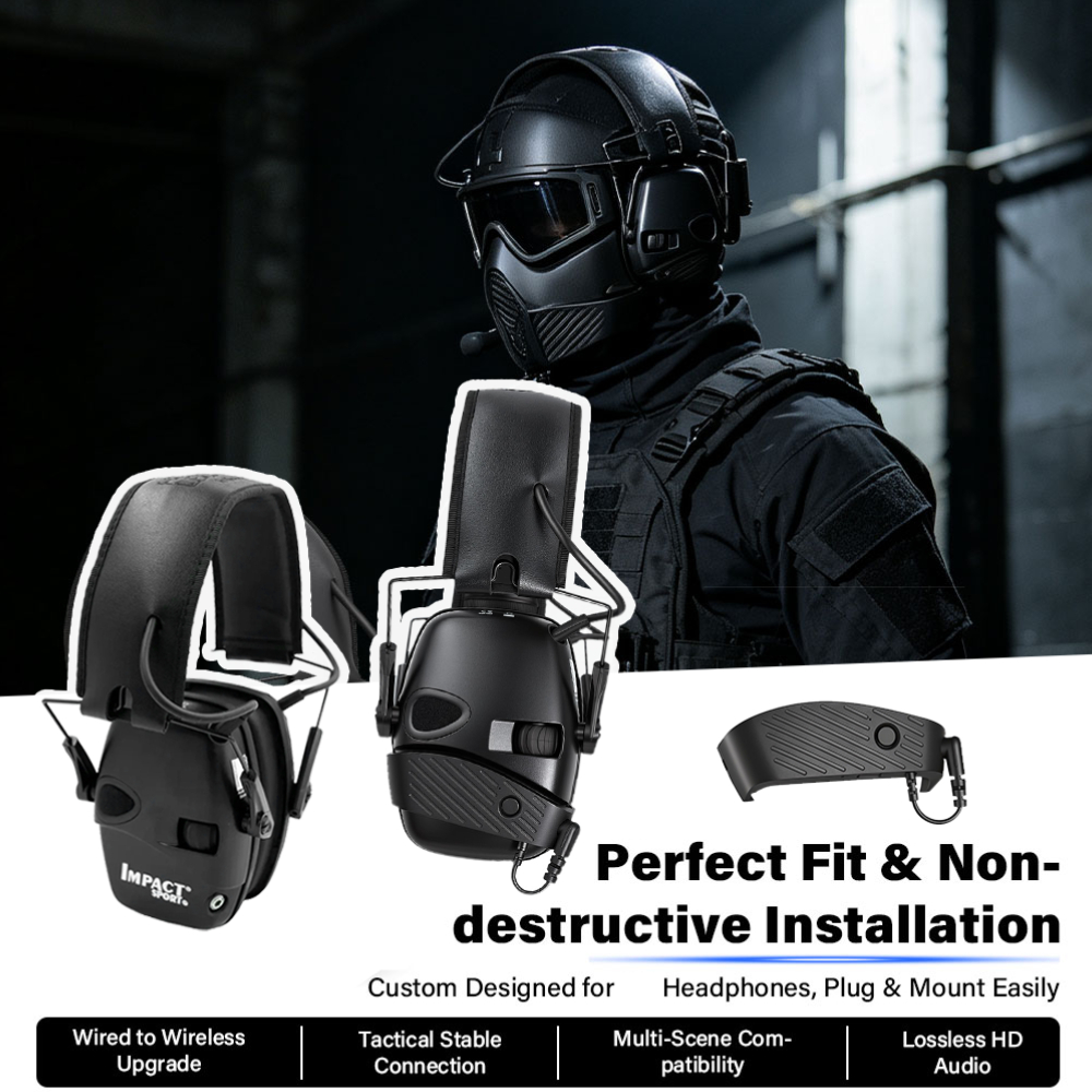 Shooting Ear Muff - Casque anti-bruit électronique pour tir, protection