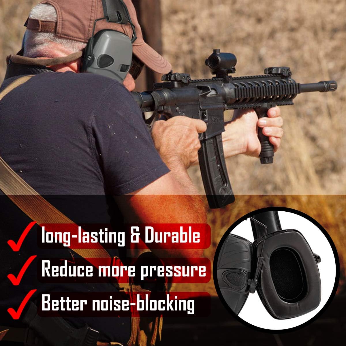 ZOHAN Coussinets d'oreille en  - Shooting Ear Muff avis et prix