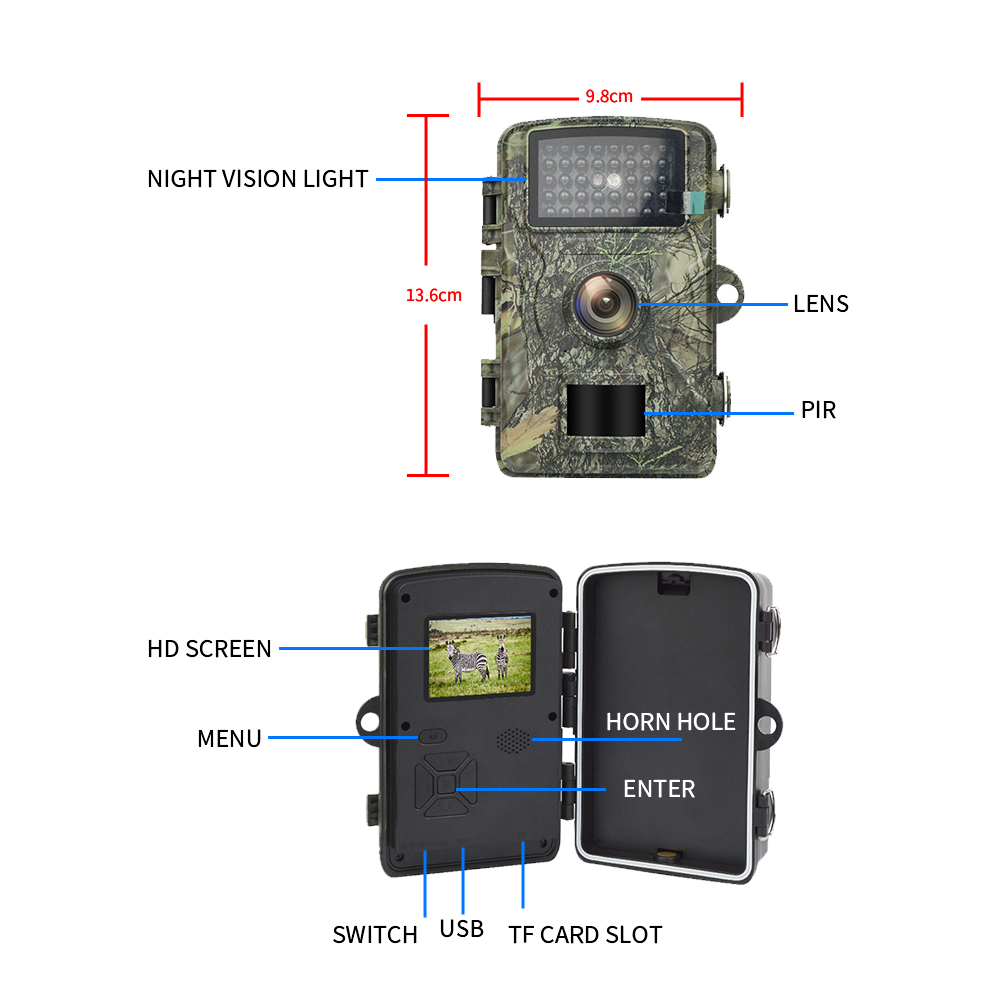 Caméra de suivi de la faune 12 - Trail Camera Infrared avis et prix